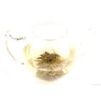 Teekugel "Silvery Strawberry" - Grüner Tee