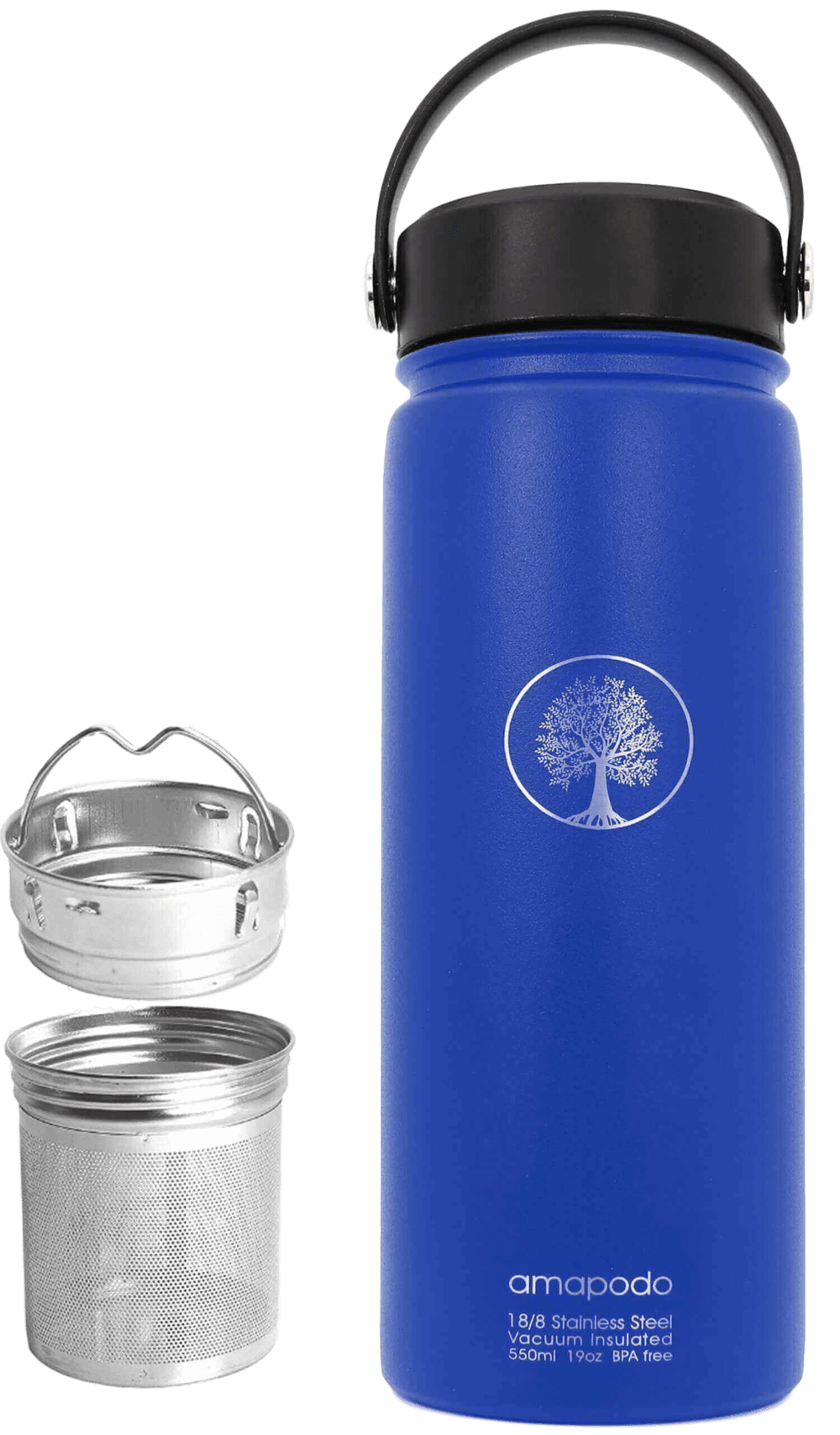 Wasserflasche blau 600ml 